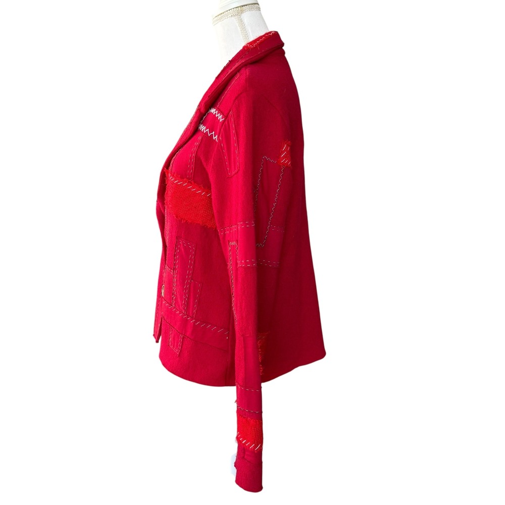 Orvis Wool Patchwork Blazer Jacket‎ Unique Design… - image 3